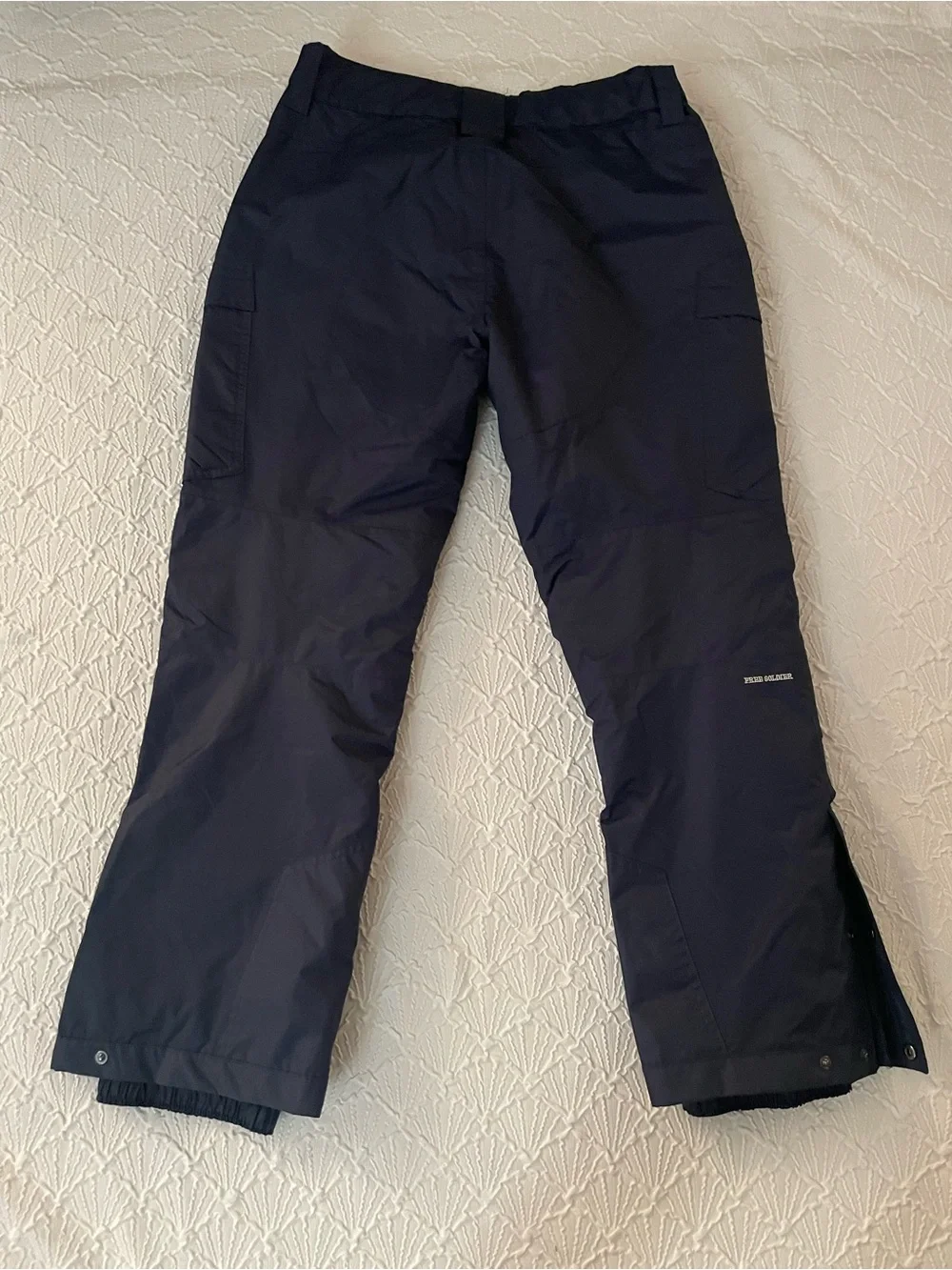 Free Soldier Mens Dark Navy Thermal Insulates Ski Pants Sz (14/16) L/32L